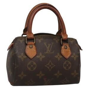 LOUIS VUITTON Monogram Mini Speedy Hand Bag M41534